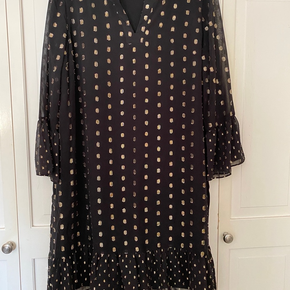 Black and Gold Dress